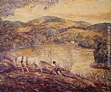 Ernest Lawson Ploughing painting